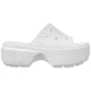 Crocs Unisex Stomp Slides Chalk (US M4/W6 - M8/W10)