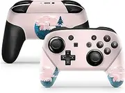 TACKY DESIGN Mountain Skin for Nintendo Switch Controller Skin Tightrope, Sticker Compatible for Pro Controller Skin Leaf Vinyl 3m Decal Full wrap Cover