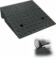 7 inch Rise Rubber Threshold Ramp, Heavy Duty Driveway Kerb Ramp, Portable Step Ramps for Cars Vehicle Motorcycle Wheelchairs Bikes