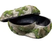 Zilla Rock Lair Naturalistic Reptile Hideaway Terrarium Accessory, Large