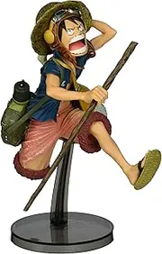 Banpresto One Piece 6.3-Inch Luffy Figure, SCulture Big Zoukeio 4 Volume 1