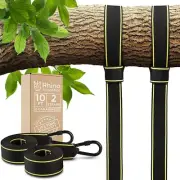 Tree Swing Straps Hanging Kit Two 10ft Holds 2800 lbs Fast Easy Way to Hang
