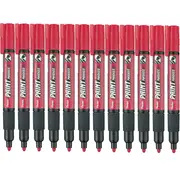 Pentel MMP20 Box 12 Paint Marker Medium Bullet Point (Red)