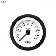 TachoMeter Gauge w/ emblem Classic Black M Needles Black Bezel Panel Custom Dash