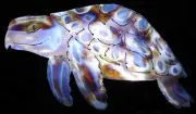SEA TURTLE Tropical Ocean Metal Wall Accent Art Decor