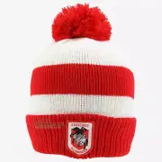 NEW St. George Illawarra Dragons Adult NRL Heritage Retro Beanie Rugby League