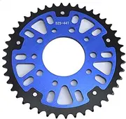 Szwaldaper 525 44T 110mm Motorcycle Rear Sprocket Gear Staring Wheels CB400 CBR400 CBR400F CBR400R Aero VLX400 Shadow CBR VLX 400 Motorcycle Rear Sprocket(Blue)