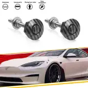 Pair Aluminum Push Button Hood Bumper Latch Trunk Lids Quick Release For Tesla (for: Honda Civic)