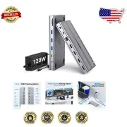 Versatile 14-Port USB C Docking Station with Triple HDMI - Power Up Efficiently