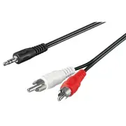 Cable Stereo Jack 0 1/8in A 2 X Rca Male 4 11/12ft ICOC 018-NC-20