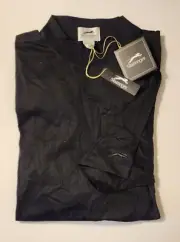 Slazenger Golf Collection Men's Mock Turtle Golf Shirt Black XXL NWT