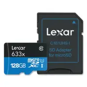Lexar™ Microsdxc Memory Card, Uhs-I U1 Class 10, 128 Gb LSDMI128BBNL633 LEXAR