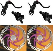 Bengal Helix 7B Bike Bicycle Hydraulic Disc Brakes 160mm F&R Complete set Black
