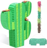 Cactus Bundle Pinata Bat and Blindfold Fun Game Birthday Party Decoration Kids