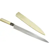 "MOTOKANE" Sashimi Knife 300mm Made of Shirogami for Right Hander with Saya