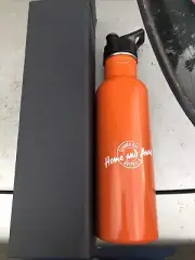 Home & Away Orange Aluminium Drink Bottle Freepost Acc342