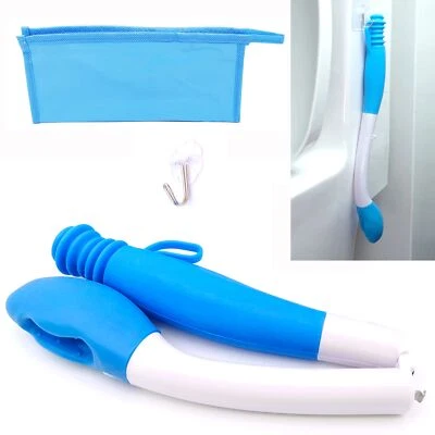 Foldable Long Reach Comfort Wiper for Toilet Paper Toilet Tissue Aid Butt Wiper