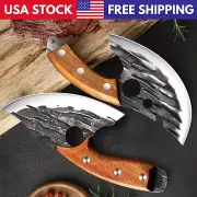 Viking Boning Knife for Meat Cutting, Hand Forged Butcher Meat Cleaver Knife US