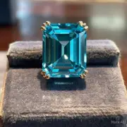 2 Ct Beautiful Light Emerald Cut Lab Grown Diamond Certified VVS1 Blue Color