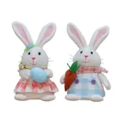 Lighted Rabbit Toy Easter Decorations for Home Kitchen Office Holiday Party