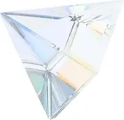 Solar Mini Pyramid 1 Set of Glass Prisms Photo Prop Window Decor Creative for Girls' Birthday