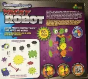 Techno Gears Wacky Robot Action packed Construction Set that moves, 60 Pieces