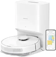 [DREAME] D10 Plus Gen 2 Robot Vacuum Cleaner with Automatic Dust Drain, Stores Up to 90 Days of Dust, LiDAR Navigation, 6000Pa Suction for Carpets and Pet Hair
