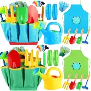 38 Pcs Kids Gardening Set Garden Tools for Toddler Outdoor Backyard Sand Toys Di
