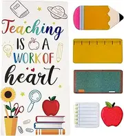 Teacher Sticky Notes, Post It Note, Stick Teaching Note Pads, Motivational Note Pads for Teachers, 7.87x3.94x0.39 Inches Personalized Teacher Sticky Notes for Classroom Organization