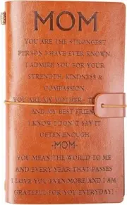 Gifts for To My Leather Journal Gifts Gifts from Daughter Son Birthday Mom