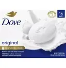 Dove Beauty Bar Soap, Original White 16 Bars, 3.75 oz
