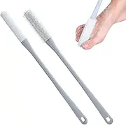 Toe Brush - Silicone Long Handle Toe Brush | Pp Toe Nail Scrubber Brush | Deep Cleaning Between Toes | Toe Nail Brush For Shower, Foot Scrubber In Shower, Extended Handle, Men And Women