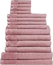 Jenny Mclean Royal Excellency 14PC Bath Towel Sets (Rosebud)