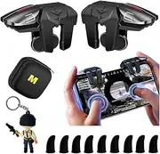 PUBG Mobile Triggers 13 in 1 Combo, 4 Gaming Triggers Mobile Phone Game Controller for PUBG/Knives Out/Call of Duty/Rules of Survival, Aim & Fire Trigger for iPhone & Android Phone (Boy)