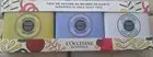 L'Occitane Shea Butter Soap Trio Lavender, Milk, & Verbena 100G X 3 Bars NIP