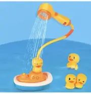 Electric Duck water Sprinkler Boat Spray Pool Shower Bath Toys For toddlers NEW