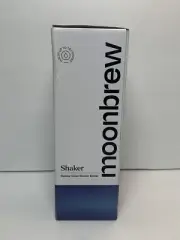 MoonBrew DLX Deluxe Glass Shaker Bottle 16oz Heat/Leak Resistant Moon Brew NEW