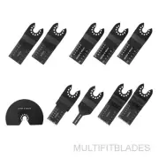 10pc Blade Set for Old style PORTER CABLE, FATMAX & BOLT-ON Oscillating Tools