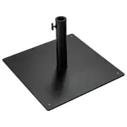 Gymax Weighted Patio Umbrella Base Stand 36lbs 20" Steel Weather-Resistant Black