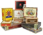 Paper Covered Empty Cigar Box; pack of 10