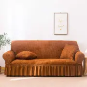 NNEDSZ Elastic sofa cover mustard yellow (235-300cm)
