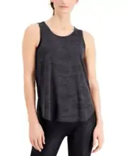 IDEOLOGY Women's Camo - Printquard T-shirt TANK TOP Black SIZE S NEW