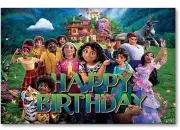 Encanto Birthday Banner ~ Happy Birthday backdrop ~ background ~ photos 5X3 ft