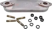 PHGTHNVNMA Engine Oil Cooler Compatible with Toyota Compatible with Hilux 7 VII 1GRGE 2001-15710-30030 15710-54050 Oil Cooler
