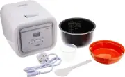 TIGER Microcomputer Controlled Rice Cooker Steamer White 3 cups JAJ-A55S-WS