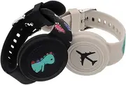 BRIGHTFUFU Pcs Silicone Boys and Girls Tracer Device Strap Decorative Cartoon Wristband for Lightweight Comfortable