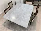 White Agate Stone Dining Table Handmade Furniture Countertop Conference Decors