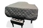Mason & Hamlin Grand Piano Cover Custom Fit Finest Fabric Black Standard Quilted