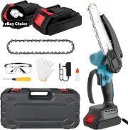 Mini 6-Inch Brushless Chainsaw Cordless Auto Oiler for Wood Cutting Trimming