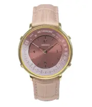 SEIKO Metronome Watch CASUAL & STANDARD PINK up style JAPAN
